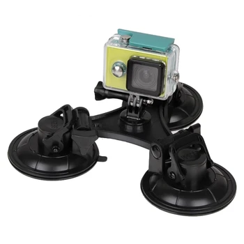 Универсална всмукателна чаша за екшън камера за GoPro Hero 11 Черна стъкларска издънка за прозорци с дълги винтове за Insta360 DJI Osmo аксесоар