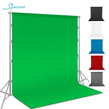 Фото видео Муселин фон Сгъваем плътен цвят Висока плътност Chroma Key Зелен екран фон за студийна фотография на живо