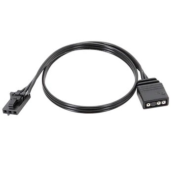 за Corsair RGB 4Pin към стандартен ARGB 3Pin 5V адаптерен конектор RGB кабел 25cm B0KA